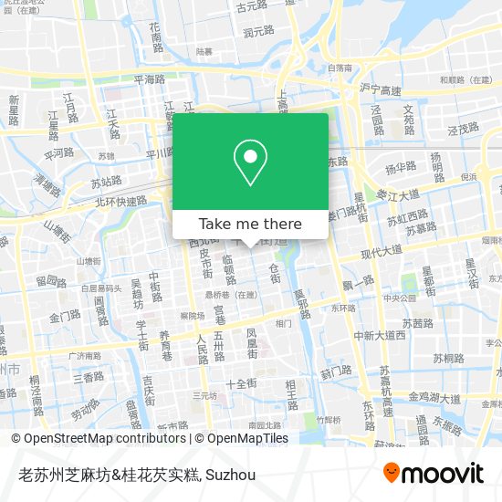 老苏州芝麻坊&桂花芡实糕 map