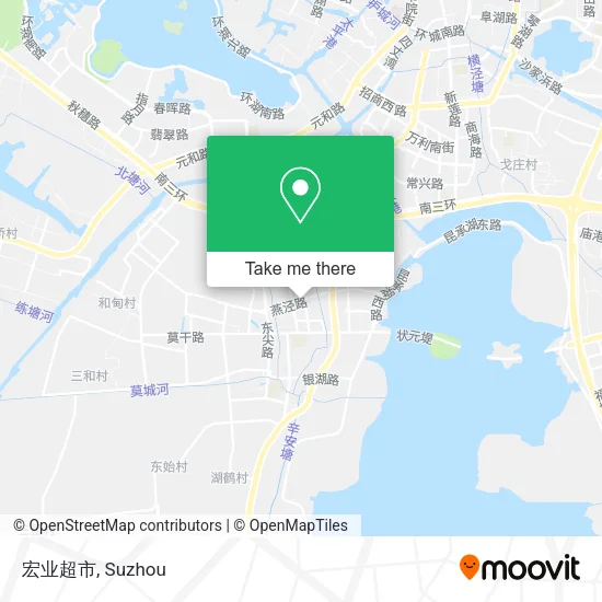 宏业超市 map