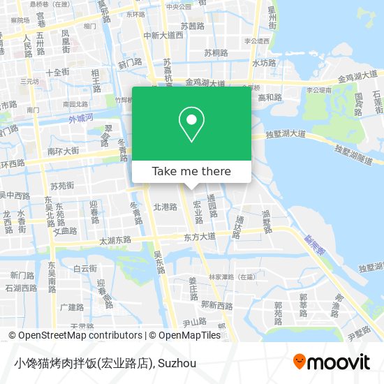 小馋猫烤肉拌饭(宏业路店) map
