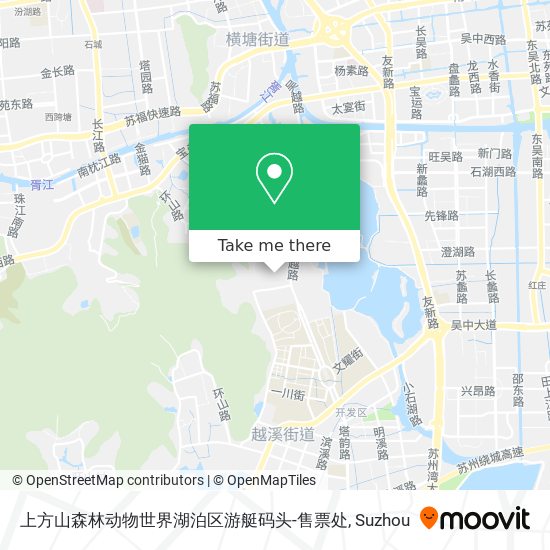 上方山森林动物世界湖泊区游艇码头-售票处 map