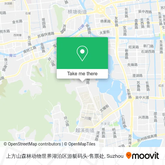 上方山森林动物世界湖泊区游艇码头-售票处 map