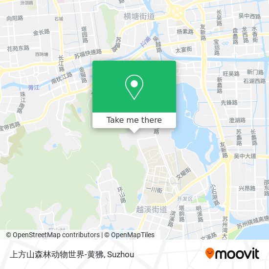 上方山森林动物世界-黄狒 map