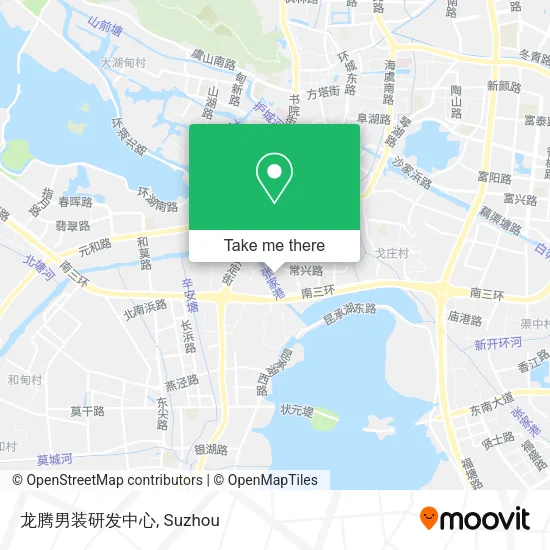 龙腾男装研发中心 map