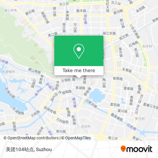 美团104站点 map
