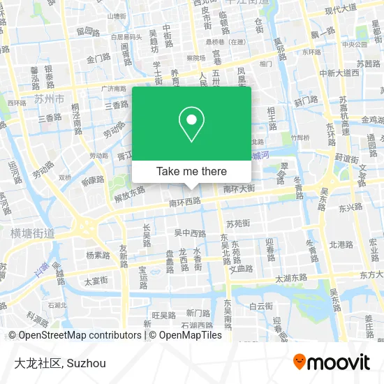 大龙社区 map