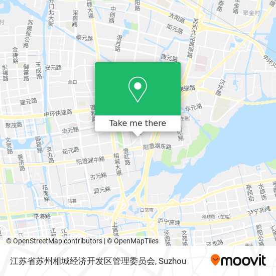 江苏省苏州相城经济开发区管理委员会 map
