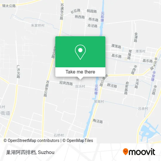 巢湖阿四排档 map