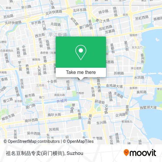 祖名豆制品专卖(葑门横街) map