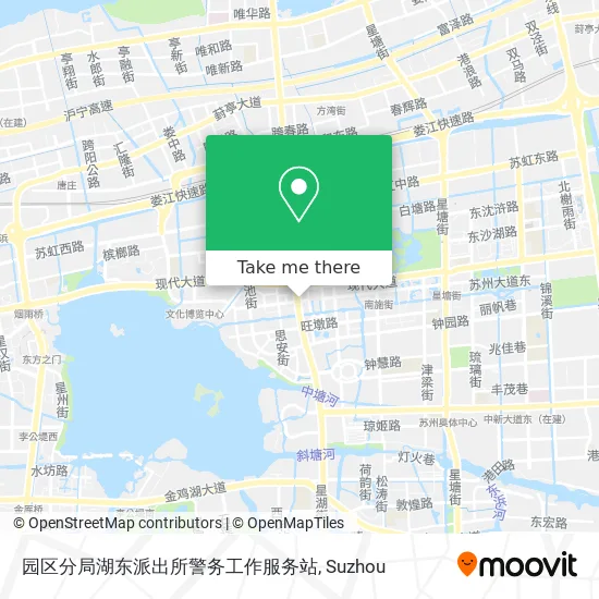园区分局湖东派出所警务工作服务站 map
