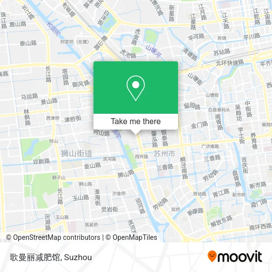 歌曼丽减肥馆 map