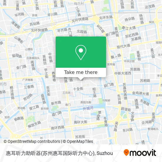 惠耳听力助听器(苏州惠耳国际听力中心) map