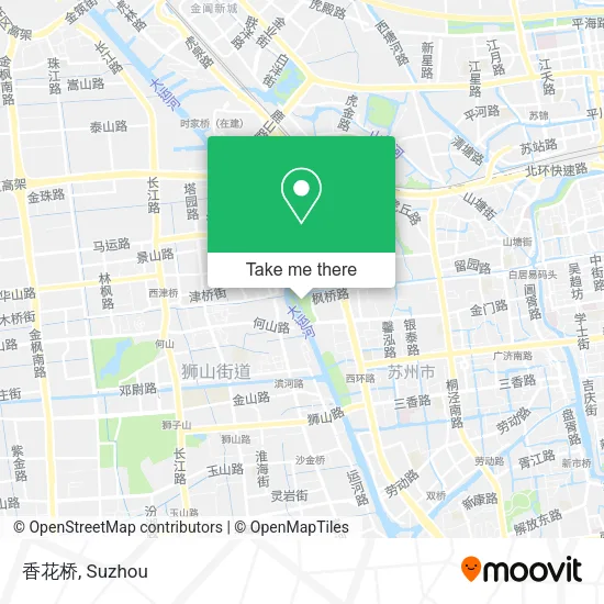 香花桥 map