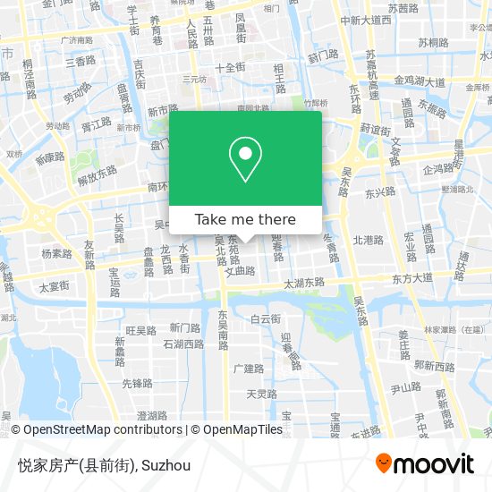 悦家房产(县前街) map