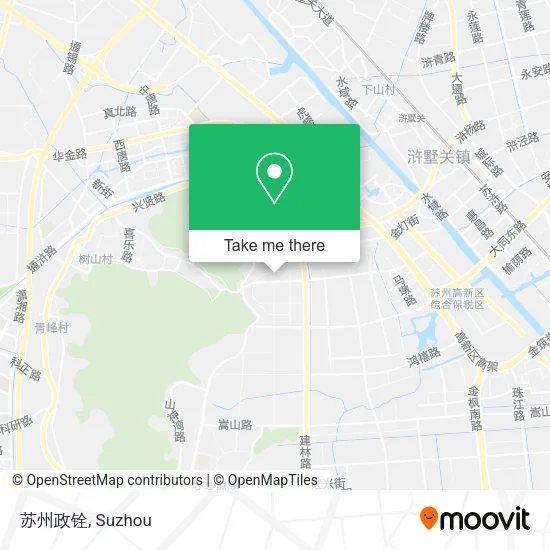 苏州政铨 map