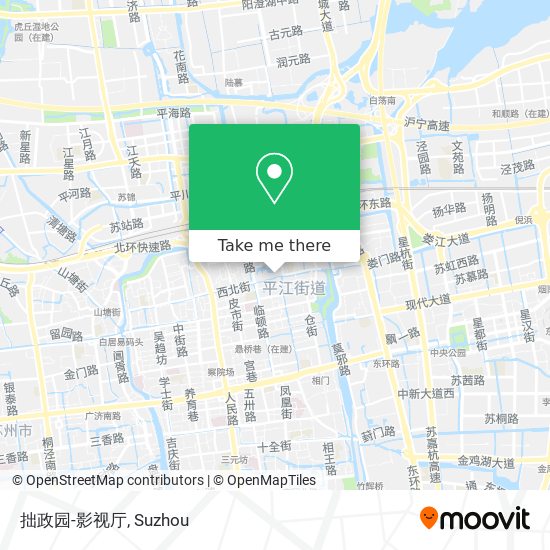 拙政园-影视厅 map