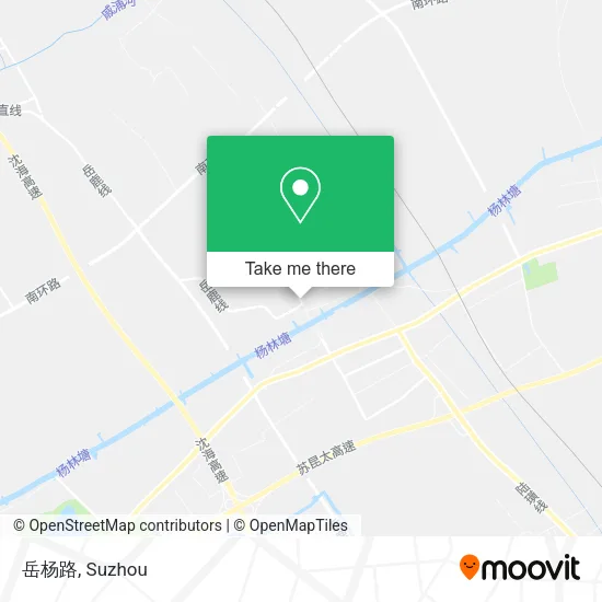 岳杨路 map
