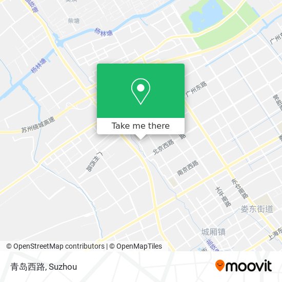 青岛西路 map