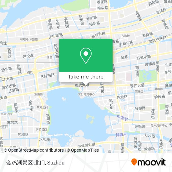 金鸡湖景区-北门 map