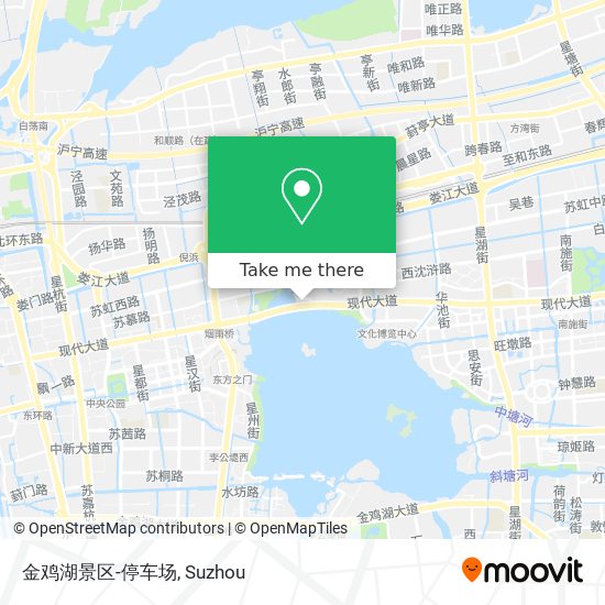 金鸡湖景区-停车场 map