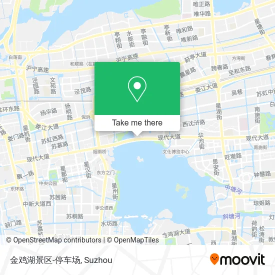 金鸡湖景区-停车场 map