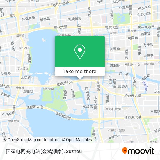 国家电网充电站(金鸡湖南) map