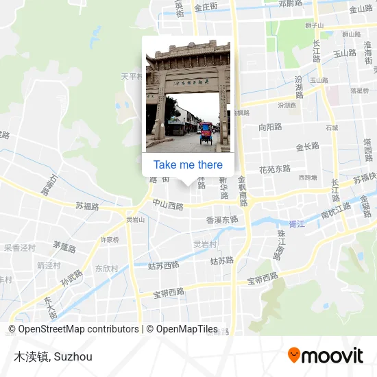 木渎镇 map