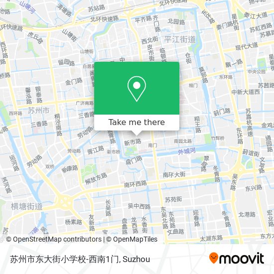 苏州市东大街小学校-西南1门 map