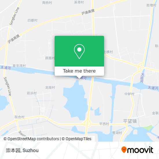 崇本园 map