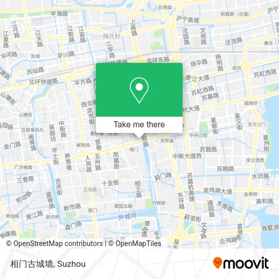 相门古城墙 map