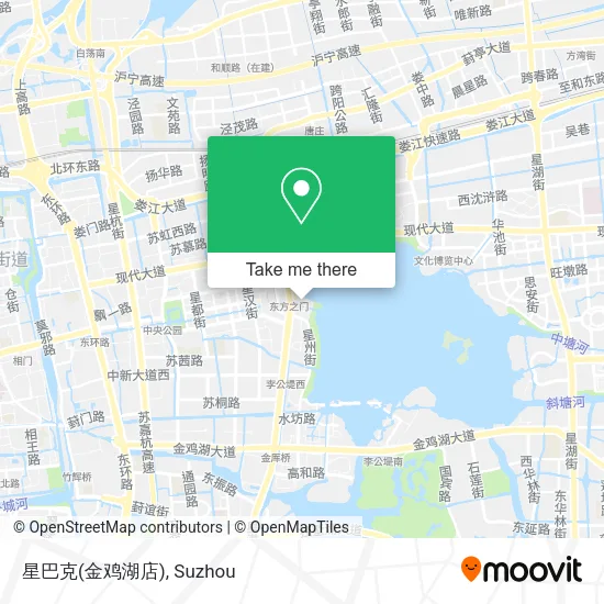 星巴克(金鸡湖店) map