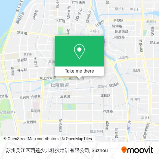 苏州吴江区西题少儿科技培训有限公司 map