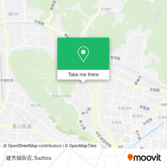 建芳烟杂店 map