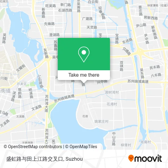盛虹路与田上江路交叉口 map
