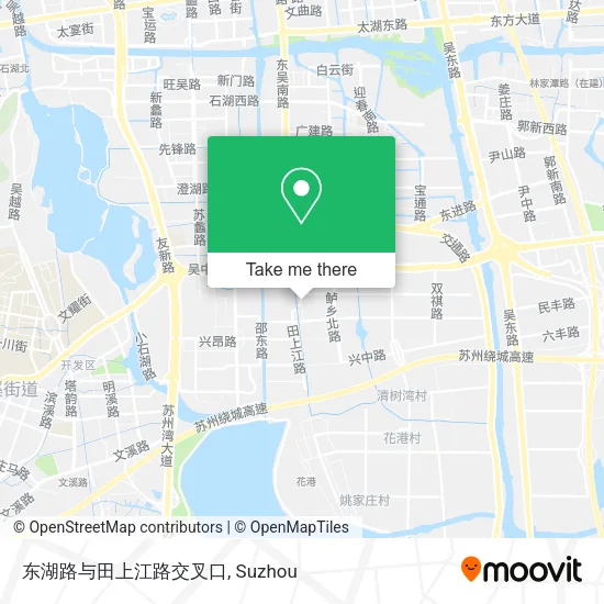 东湖路与田上江路交叉口 map