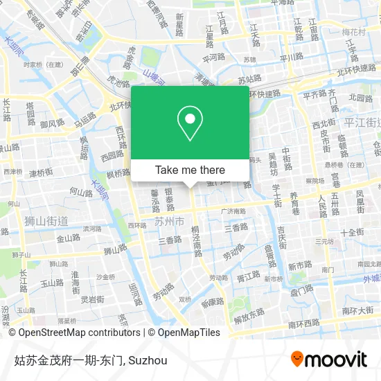 姑苏金茂府一期-东门 map