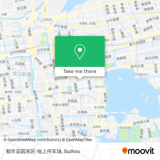 都市花园东区-地上停车场 map