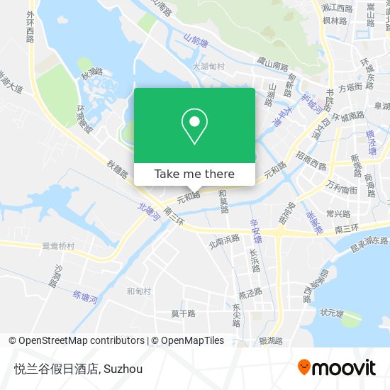 悦兰谷假日酒店 map