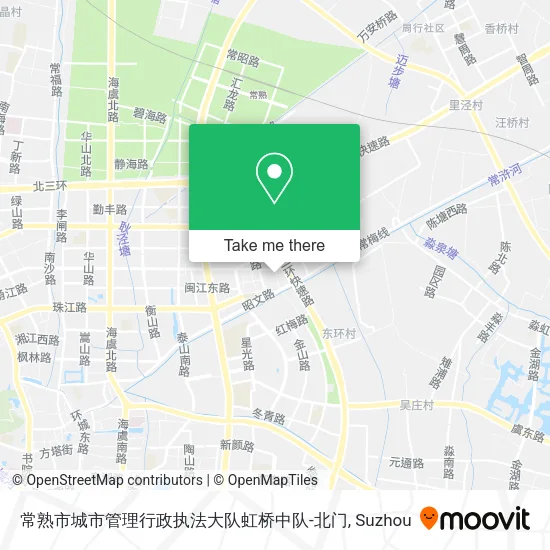 常熟市城市管理行政执法大队虹桥中队-北门 map