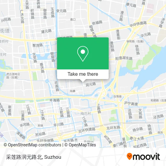 采莲路润元路北 map
