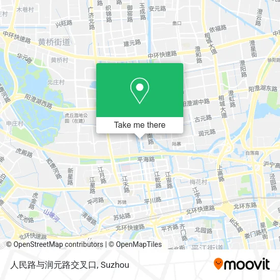 人民路与润元路交叉口 map