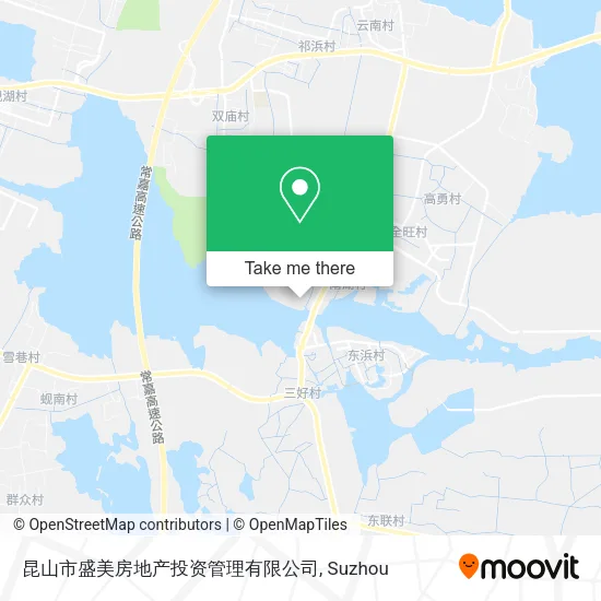 昆山市盛美房地产投资管理有限公司 map