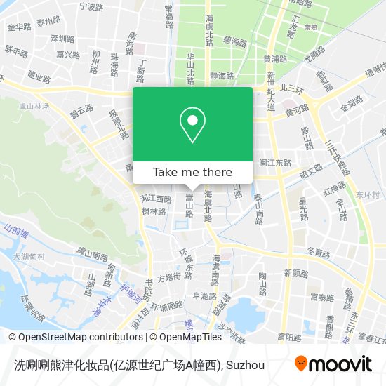 洗唰唰熊津化妆品(亿源世纪广场A幢西) map
