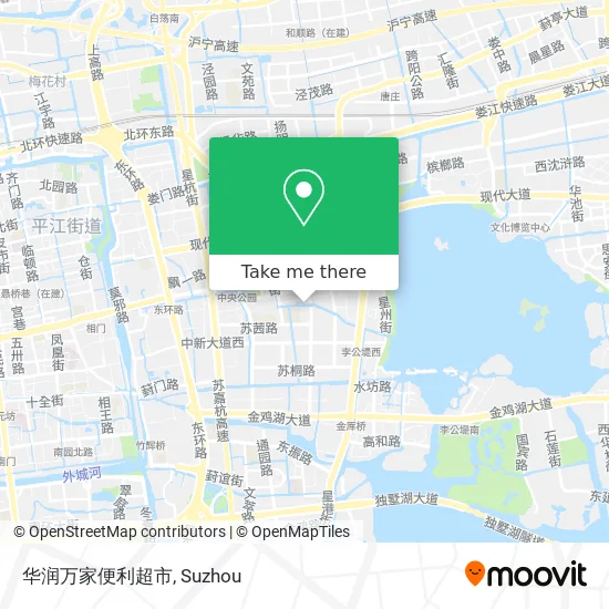 华润万家便利超市 map