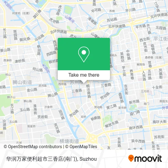 华润万家便利超市三香店(南门) map