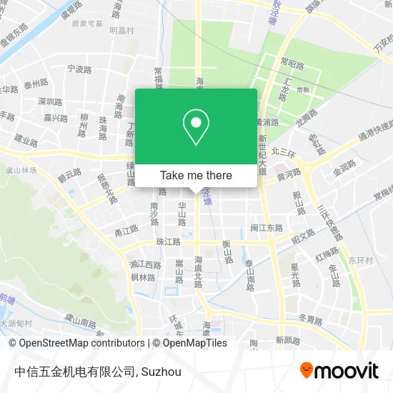 中信五金机电有限公司 map