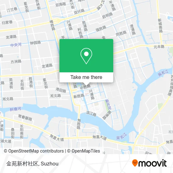 金苑新村社区 map