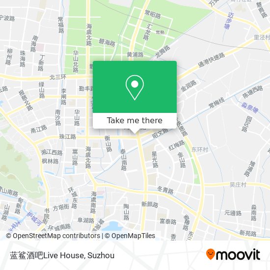 蓝鲨酒吧Live House map