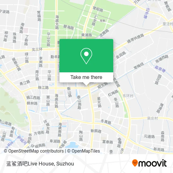 蓝鲨酒吧Live House map
