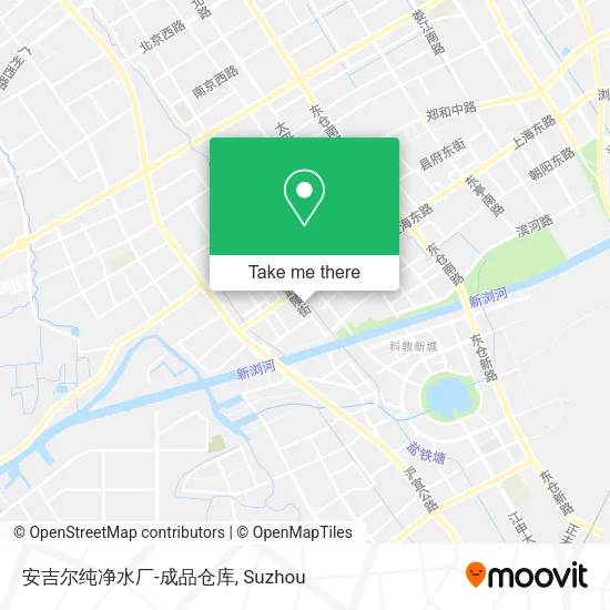 安吉尔纯净水厂-成品仓库 map