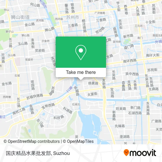 国庆精品水果批发部 map